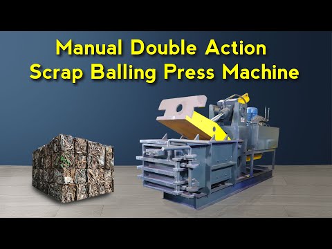 Double Action Scrap Baling Press Machine