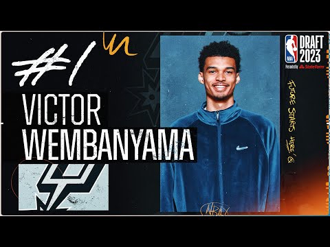 Victor Wembanyama Goes #1 Overall In The 2023 #NBADraft