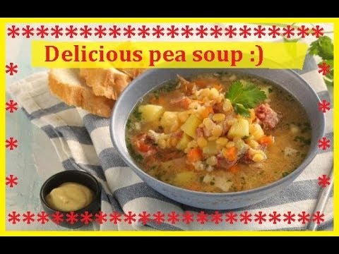 Delicious pea soup / Bon Appetit