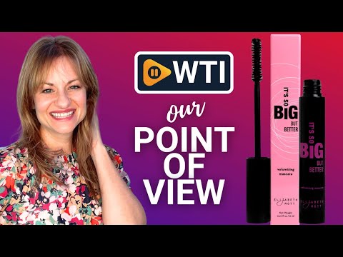 Elizabeth Mott Black Volumizing Smudge-Proof Mascara-Cruelty Free Lengthening Fiber Mascara with Hourglass Wand-Water Resistant - WTI product video review