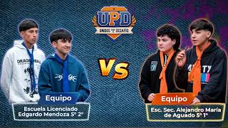 Esc. Lic. Edgardo Mendoza y la Sec. Alejandro María de Aguado. Un programa lleno de emoción en UPD