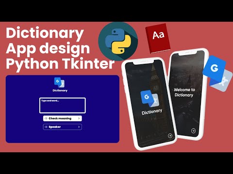 Build Your Own Dictionary A Python Tkinter Tutorial