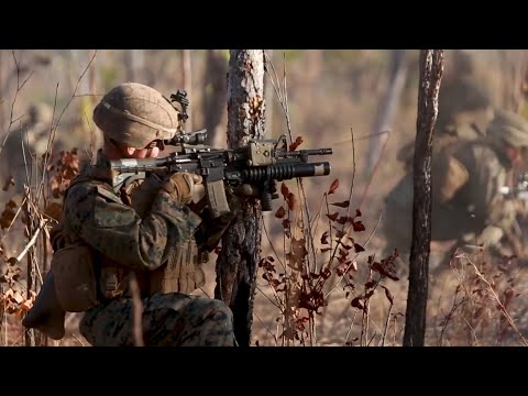 Marines Conduct Platoon Attacks At Mount Bundey