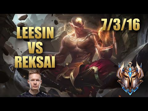 FNC Broxah Leesin Jungle Vs Reksai - KR Challenger Patch 9.20