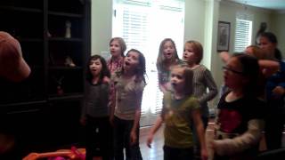 Kids singing and dancing to GO CRAZY by JACKSON HARRIS!