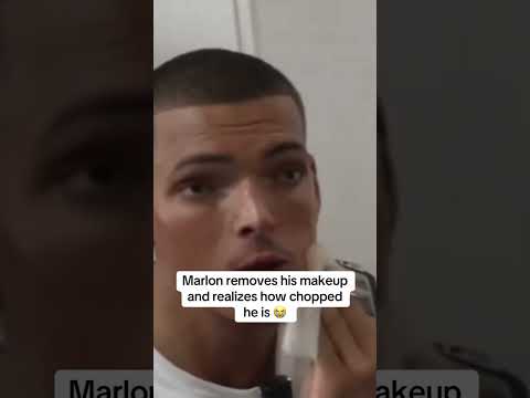 Marlon removes his makeup😭 #marlon #mar3lg #relatable
