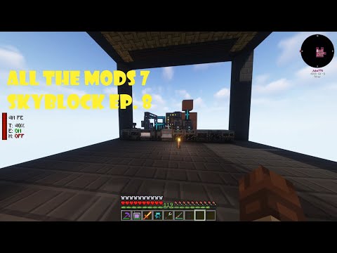 ATM 7 Skyblock ep. 8 Hostile Neural Mobs and Tier 4 Mekanism Factory (3X ores)
