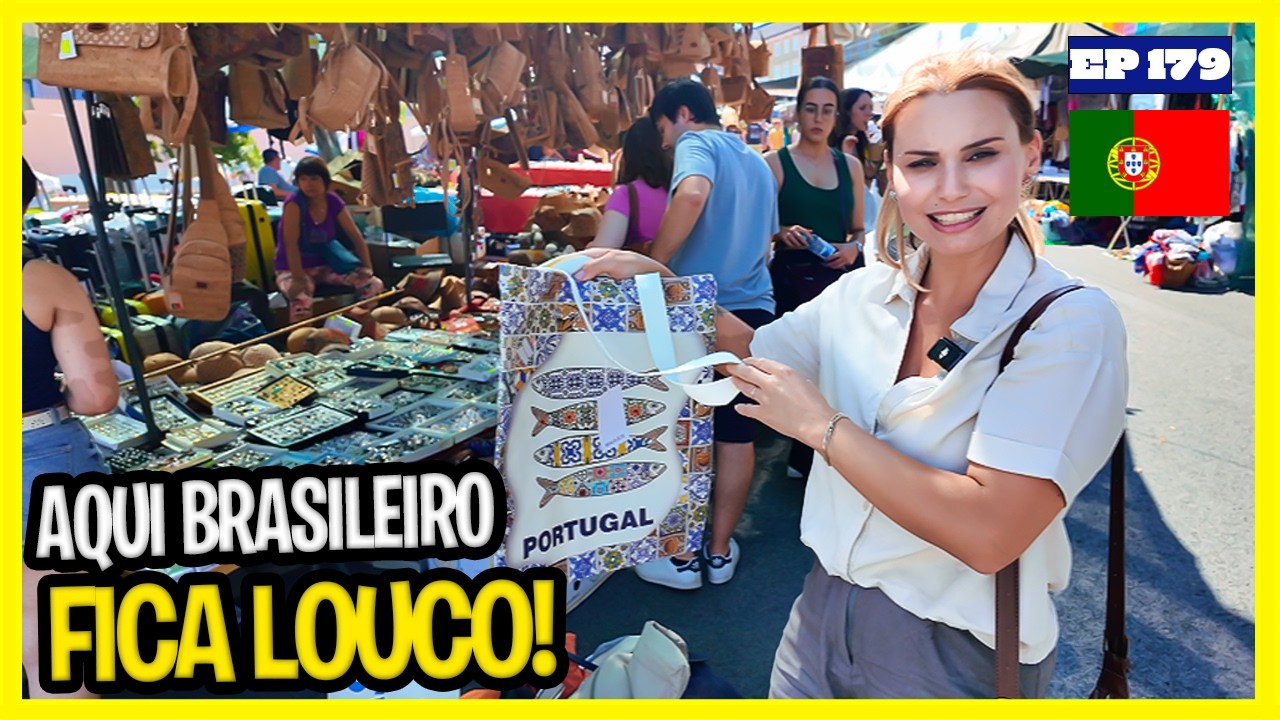 Como é o MAIOR MERCADO de RUA de PORTUGAL