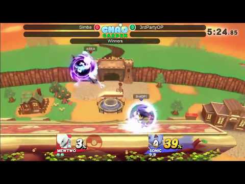 JRWI! 6.5 Chao Garden Arcadian - Simba (Mewtwo) vs 3rdPartyOP (Sonic)