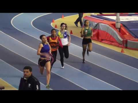 200M CAF/ F9/F10 Championnats régionaux en salle Cadets Juniors  EAUBONNE 03/02/2018