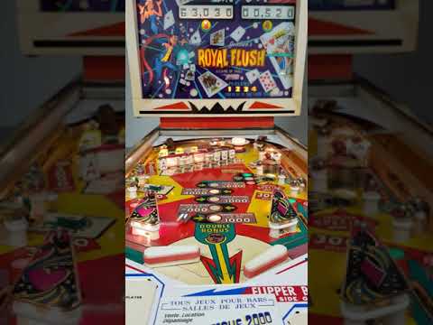 A l'aide ! Flipper - Royal Flush Gottlieb (1976)
