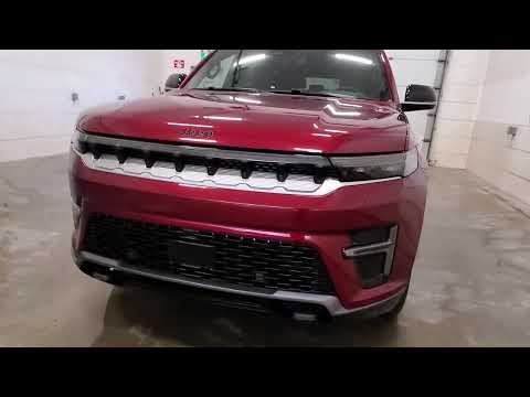 2026 Jeep Grand Wagoneer L 4x4 in Red for sale at Indian Head Chrysler Dodge Jeep Ram Ltd. in Indian Head, SK