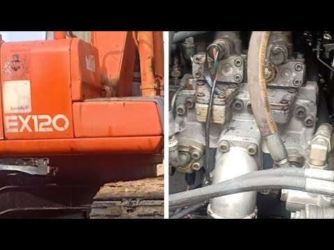Hitachi EX120, Nag change oil lng ayaw na gumalaw, Stroke!, idler packing, hyd. cylinder, repair..