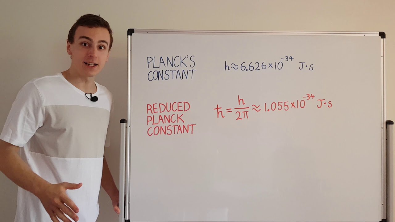 Planck's Constant and ħ = h/(2π) [h-bar]