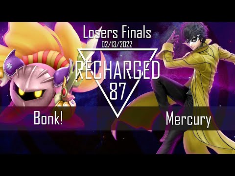 Recharged #87 Losers Finals - Bonk! (Meta Knight) Vs. Mercury (Joker) SSBU Tournament