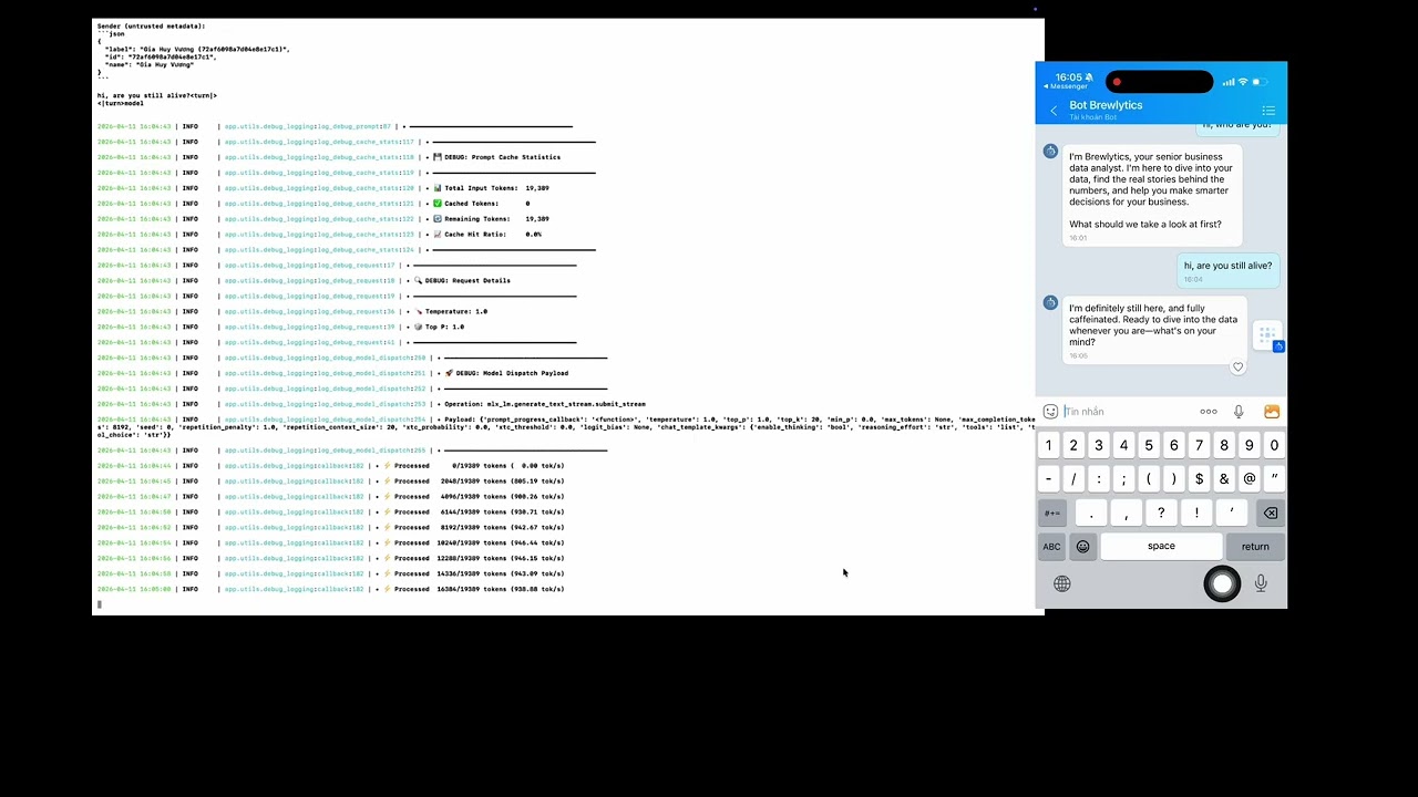 OpenClaw AI Agent powered by Gemma 4 via mlx-openai-server (Zalo Demo)