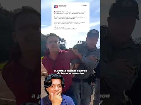 VEREADOR DO PT EM GOIÂNIA #policia #pt #fabriciorosa #goiânia