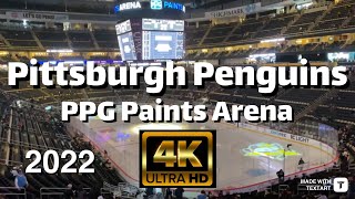 【4K】Pittsburgh Penguins - PPG Paints Arena - Walking Tour - NHL Game 2022- 60fps