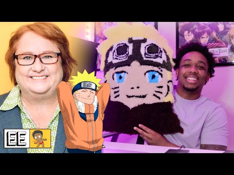 The Voices Behind NARUTO Reaction To Custom Made NARUTO RUG | MAILE FLANAGAN