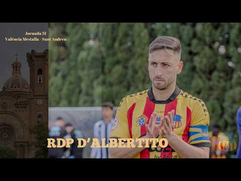 Roda de premsa prèvia d'Albertito - Jornada 31: València Mestalla - Sant Andreu