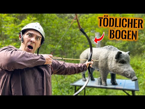 Pfeil und Bogen aus der Ritterzeit! Tödliche Waffen im Extrem-Test | Survival Mattin