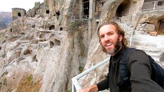 One Day in the Country of Georgia | Exploring Vardzia Caves