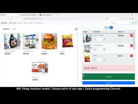 15 New Product UI | Simple point of sale app in php javascript | Quick programming tutorial