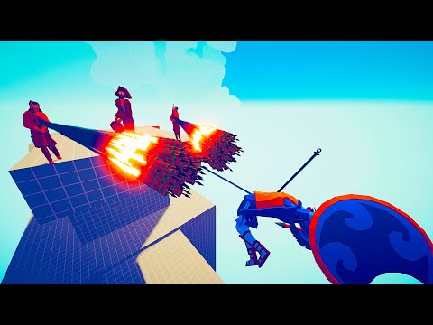 1 HARPOONER & 2 GOD FIREWORKS vs DIFFERENT UNITS | Totally Accurate Battle Simulator