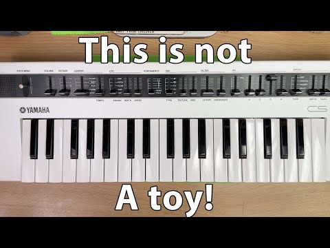 The Yamaha Reface CS Synthesiser.