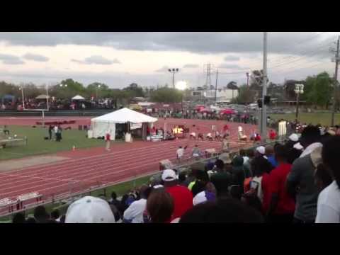2013 TSU Relays 100m final Cameron Burrell 10.25