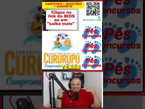 Descubra tudo sobre o concurso em Cururupu Maranhão com o professor Evandro!