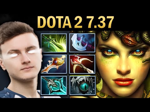 Medusa Gameplay Miracle with Rapier and Disperser - Dota 2 7.37