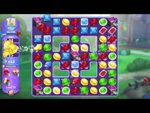 Wonka's World of Candy Level 52 no booster [Gameplay Walkthrough] [Zynga]