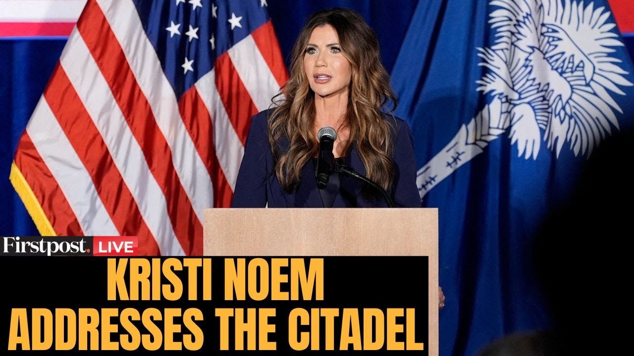 LIVE: US Homeland Security Secretary Kristi Noem Delivers Keynote at The Citadel | N18G