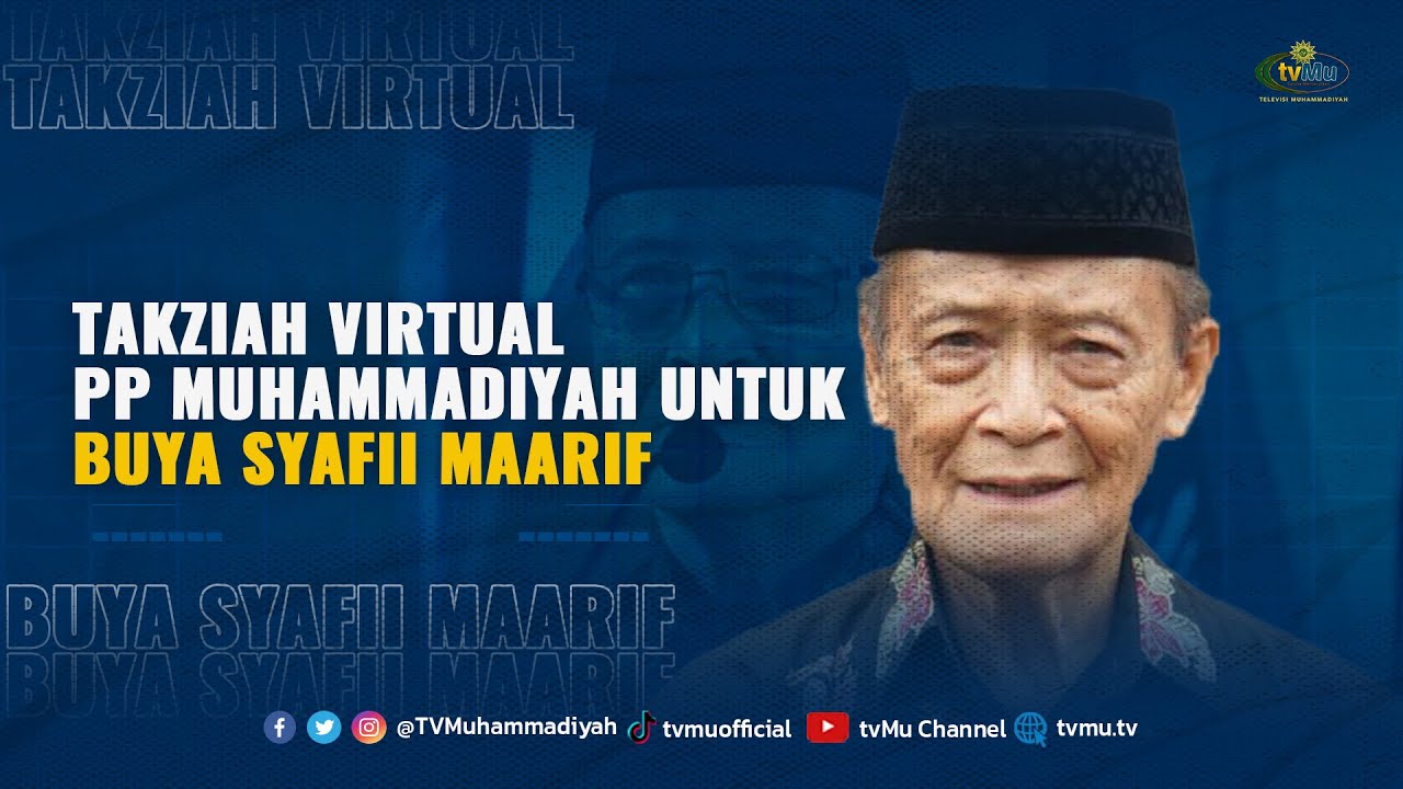 Gus Yahya dan Sejumlah Tokoh Kenang Buya Syafii Maarif  dalam Takziah Virtual