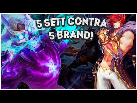 5 SETT CONTRA 5 BRAND NO ONE FOR ALL *MELHOR QUE UM BONECÃO SÃO CINCO BONECÕES* - SETT GAMEPLAY