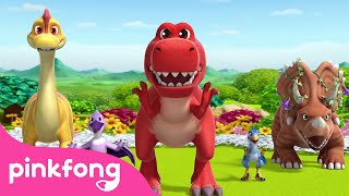 T-Rex Dance + more | Pinkfong&#39;s Little Dino School [Ep 7-12] | Cartoon &amp; Song | Pinkfong Official