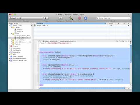 Objective-C Tutorial - Lesson 19: Splitting The Program Into Separate Files