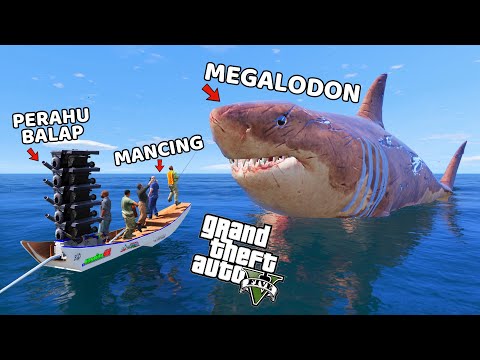 MANCING HIU MEGALODON DI GTA 5 - GTA 5 MOD