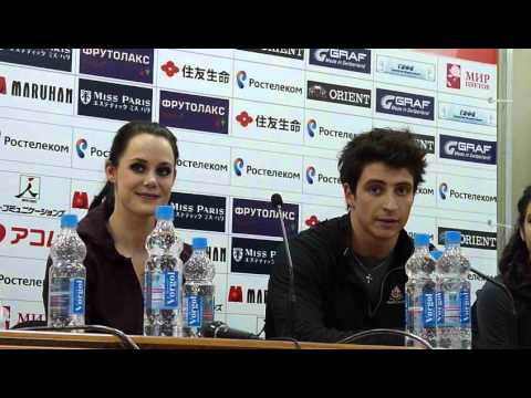 Virtue-Moir, press conference after FD, part 1