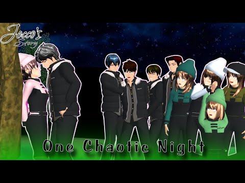 JECCO'S STORY 35  PART 1 [ONE CHAOTIC NIGHT] | DRAMA SAKURA SCHOOL SIMULATOR