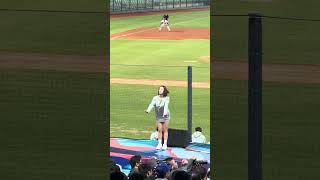 【Unigirls】 #詩詩 #冬季リーグ 台湾VS日本@台中洲際棒球場 20241123 #台湾チア #cheerdance #cheerleader #unigirls #cpbl #awb