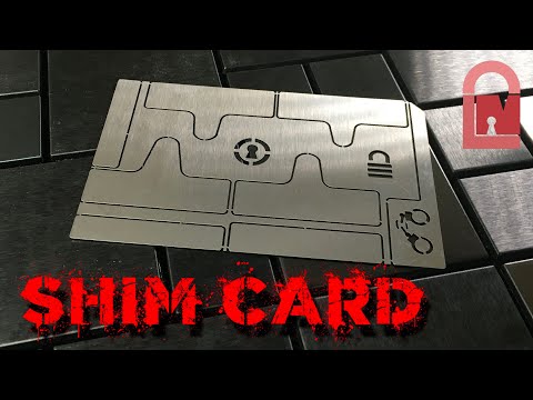 Tarjeta Shimmy de Sparrows Lock Picks