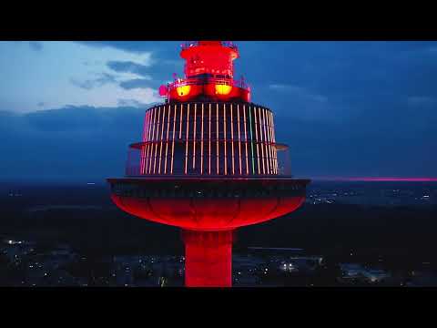 Lietuvos Respublikos Himnas | Tautiška giesmė ant Vilniaus Televizijos bokšto