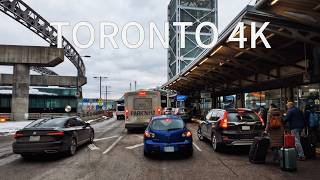 DRIVING TOUR - Toronto Pearson International Airport (YYZ) - Departures Terminal 3 – Canada 4K