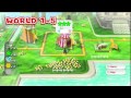Super Mario 3D World All Hidden Luigis In World 1