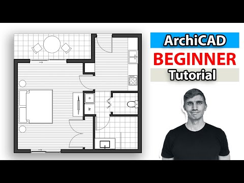 ArchiCAD Tutorial: How to draw Floor plans in 15 minutes - Beginners workflow