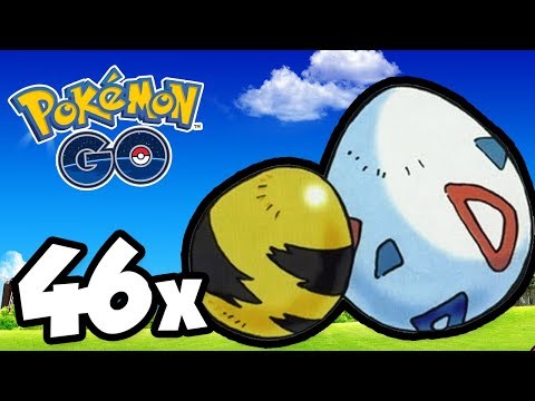 CHOQUEI 46 OVOS NO EVENTO DE PÁSCOA! VEIO SHINY??- Pokémon Go | Completado a 3 Geração #26
