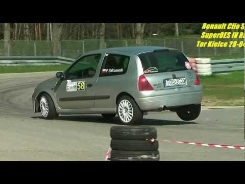 Przemysław Bałczewski - Renault Clio Sport - SuperOES IV Runda Tor Kielce 28-04-2012 +s