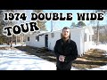 Renovated 1970s Double Wide Mobile Home House Tour